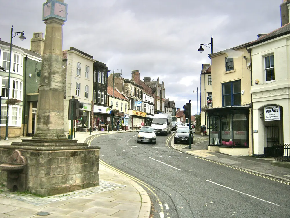 Church Street from the junction of Westgate and Bow Street, Guisborough