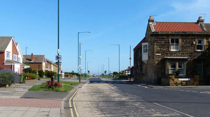 A1085 Coast Road in Marske-by-the-Sea