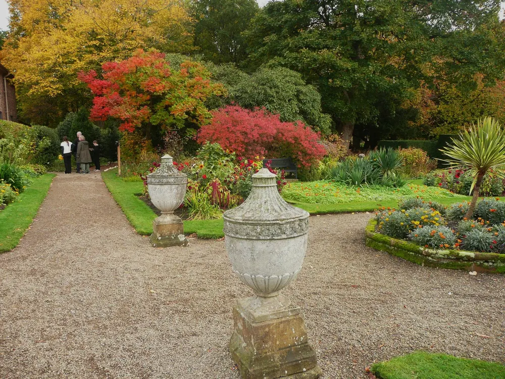 In the garden behind Ormesby Hall