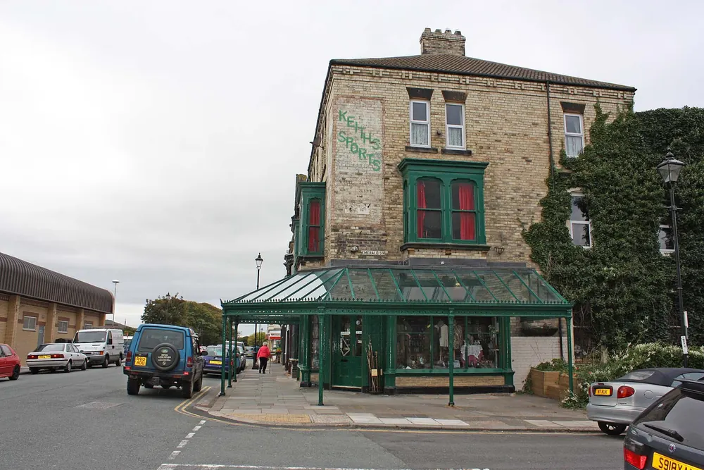 Junction of Emerald Street and Milton Street, Saltburn-by-the-Sea